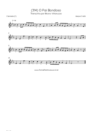 Harpa Cristã  score for Clarinet (C)