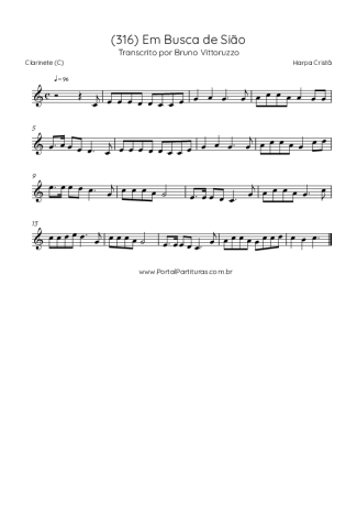 Score for Clarinet (C)