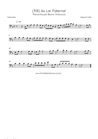 Harpa Cristã  score for Cello