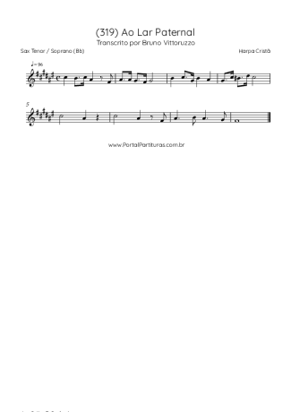 Score for Tenor Saxophone Soprano (Bb)