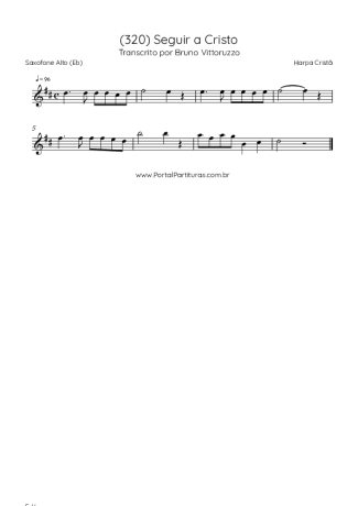 Harpa Cristã  score for Alto Saxophone