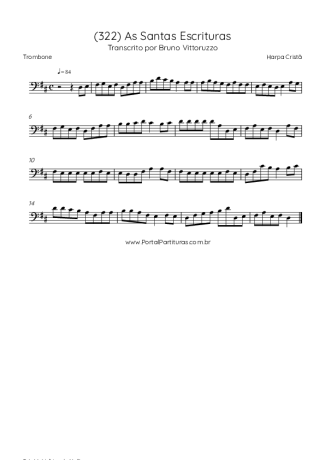 Harpa Cristã  score for Trombone