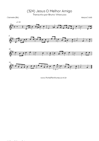 Score for Clarinet (Bb)