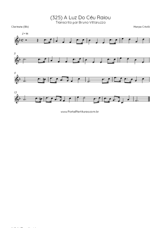 Harpa Cristã  score for Clarinet (Bb)