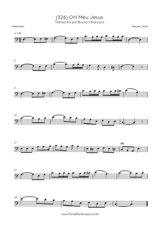 Harpa Cristã  score for Cello