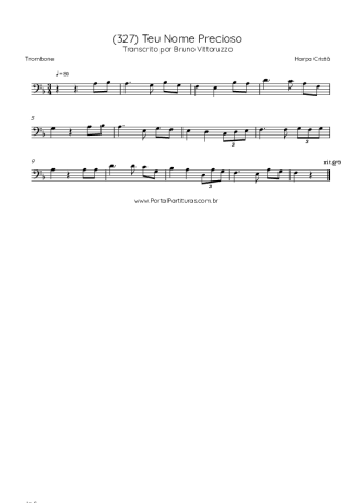 Harpa Cristã  score for Trombone