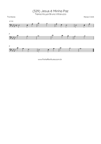 Harpa Cristã  score for Trombone