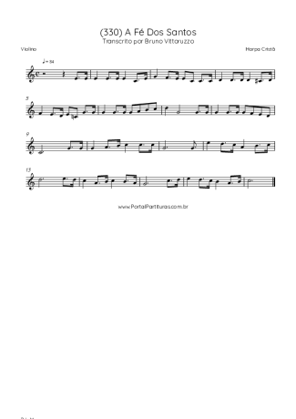 Harpa Cristã  score for Violin