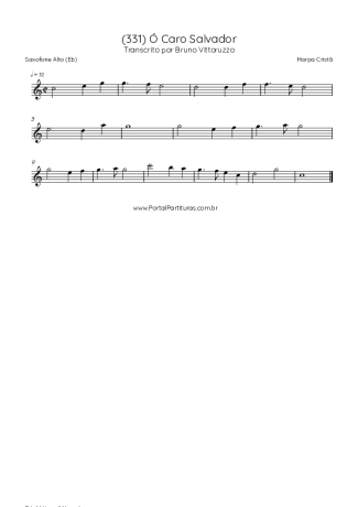 Harpa Cristã  score for Alto Saxophone
