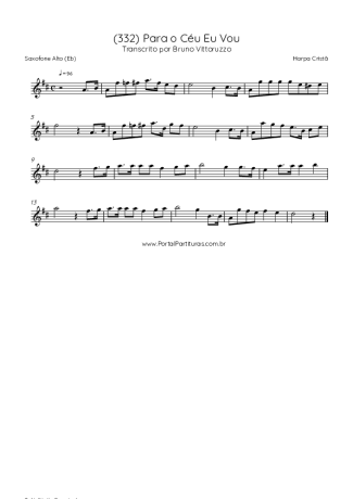Harpa Cristã  score for Alto Saxophone
