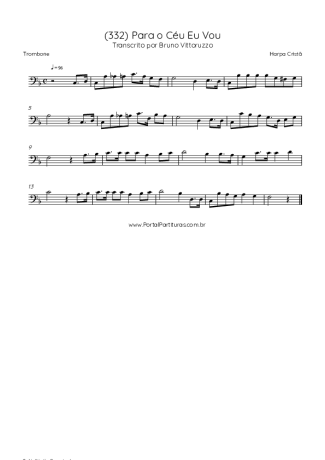 Harpa Cristã  score for Trombone