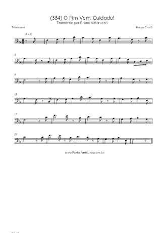 Harpa Cristã  score for Trombone