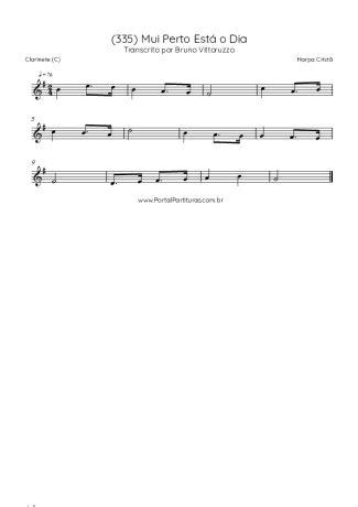 Harpa Cristã  score for Clarinet (C)