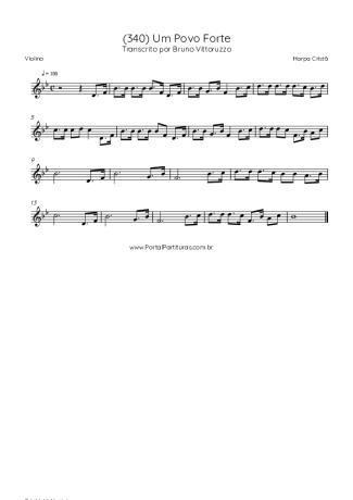 Harpa Cristã  score for Violin