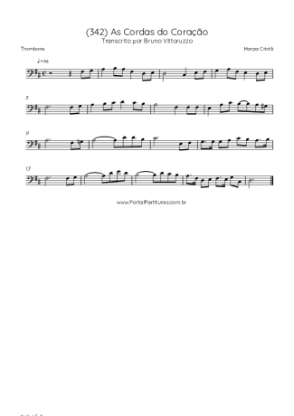 Harpa Cristã  score for Trombone