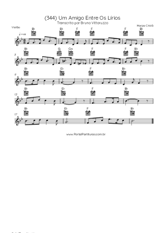 Harpa Cristã  score for Acoustic Guitar