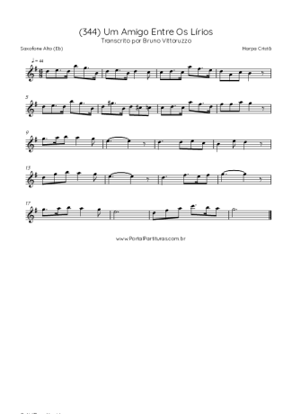 Harpa Cristã  score for Alto Saxophone