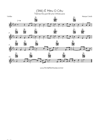 Harpa Cristã  score for Acoustic Guitar