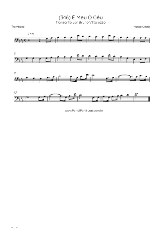 Harpa Cristã  score for Trombone