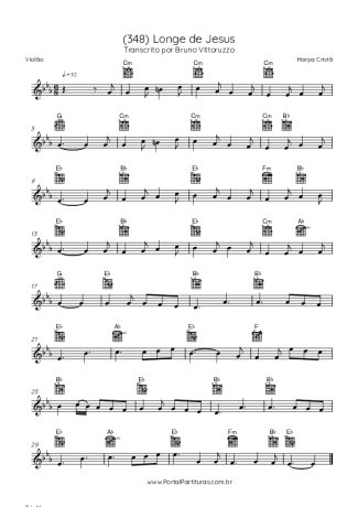 Harpa Cristã  score for Acoustic Guitar