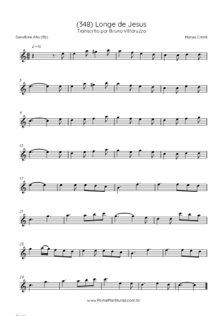 Harpa Cristã  score for Alto Saxophone