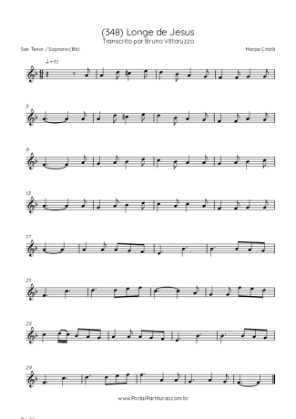 Harpa Cristã  score for Tenor Saxophone Soprano (Bb)