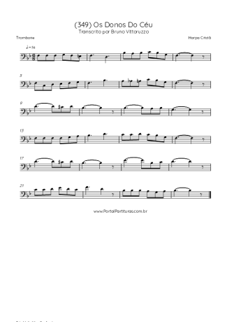 Harpa Cristã  score for Trombone