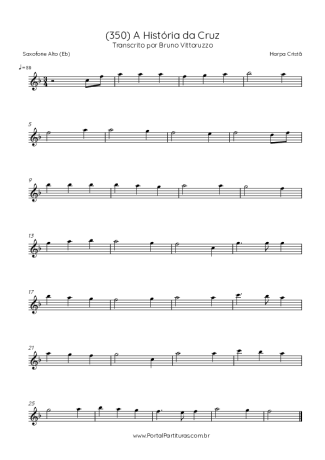 Harpa Cristã  score for Alto Saxophone