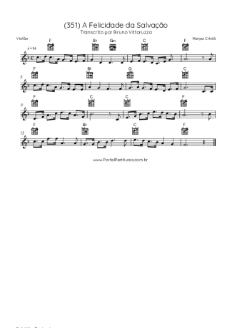 Harpa Cristã  score for Acoustic Guitar