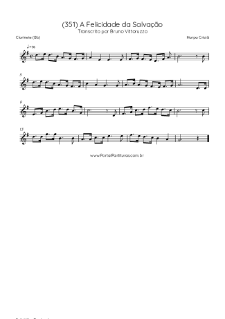 Harpa Cristã  score for Clarinet (Bb)