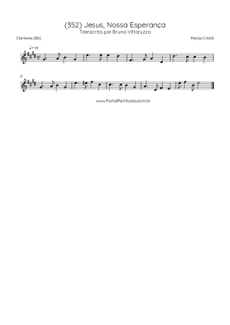 Harpa Cristã  score for Clarinet (Bb)