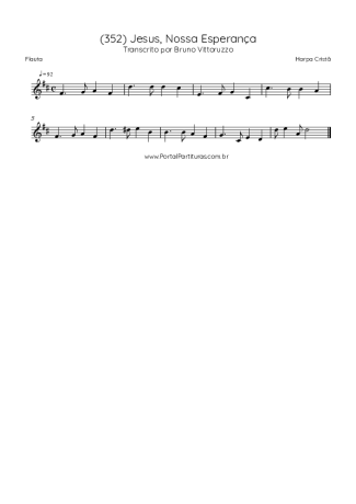 Harpa Cristã  score for Flute