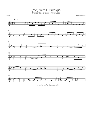 Harpa Cristã  score for Harmonica