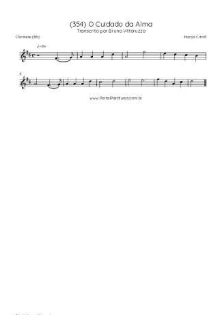 Harpa Cristã  score for Clarinet (Bb)