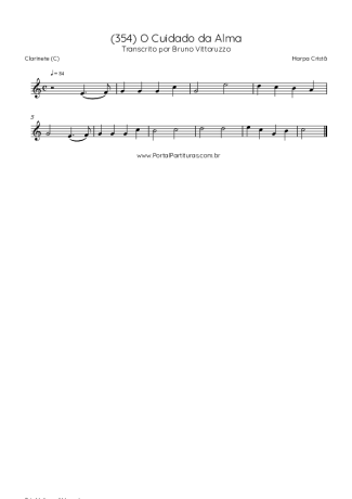 Harpa Cristã  score for Clarinet (C)