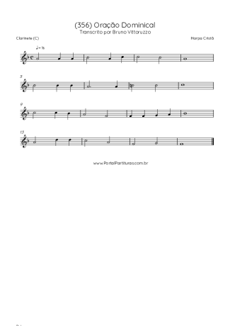 Harpa Cristã  score for Clarinet (C)