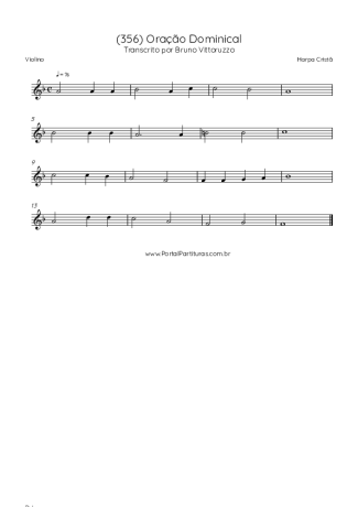 Harpa Cristã  score for Violin