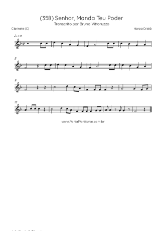 Harpa Cristã  score for Clarinet (C)