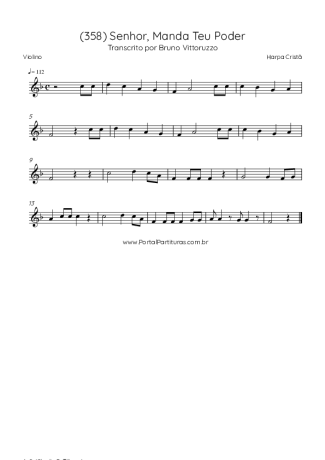 Harpa Cristã  score for Violin