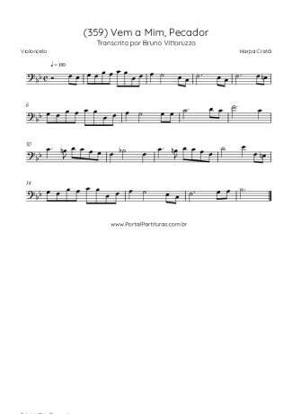Harpa Cristã  score for Cello