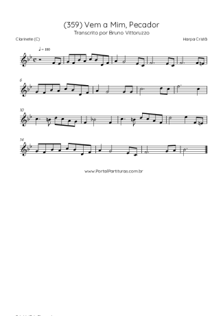 Harpa Cristã  score for Clarinet (C)