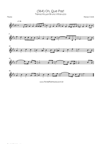 Harpa Cristã  score for Flute