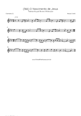 Harpa Cristã  score for Clarinet (C)