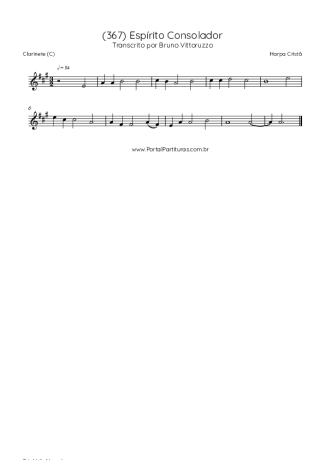Harpa Cristã  score for Clarinet (C)
