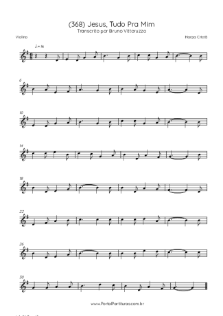 Harpa Cristã  score for Violin