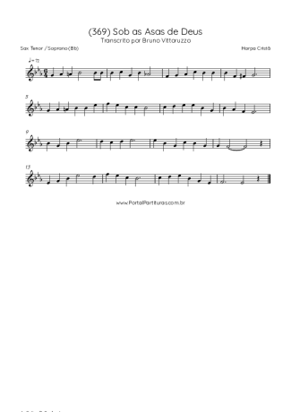 Harpa Cristã  score for Tenor Saxophone Soprano (Bb)