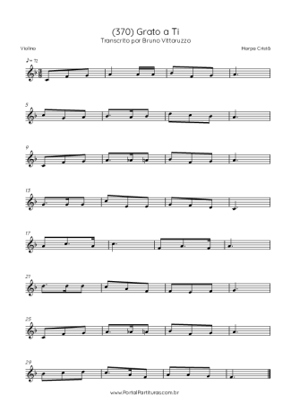Harpa Cristã  score for Violin