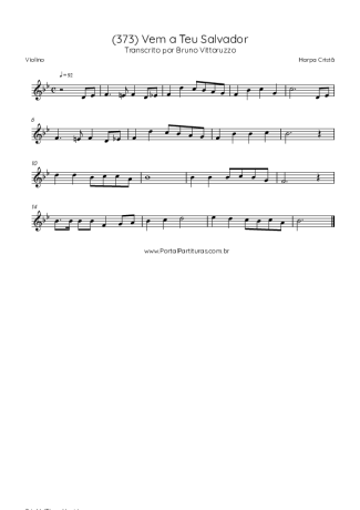 Harpa Cristã  score for Violin