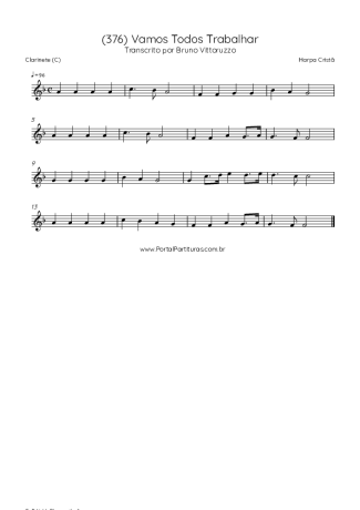 Harpa Cristã  score for Clarinet (C)