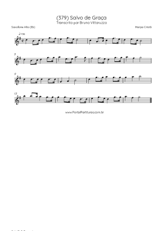 Harpa Cristã  score for Alto Saxophone